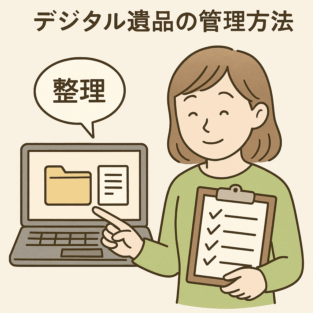デジタル遺品の管理方法