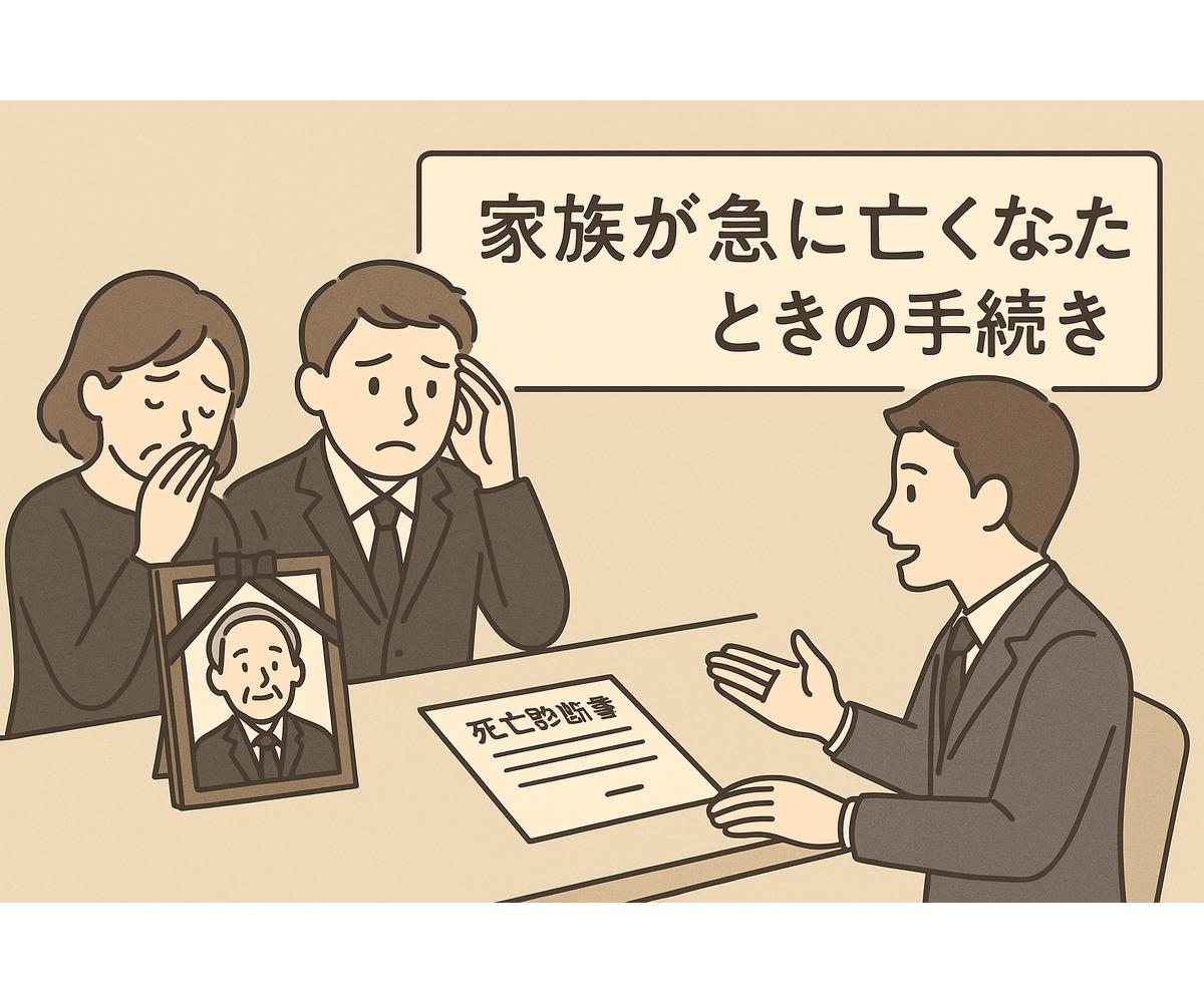 家族が急に無くなった時
