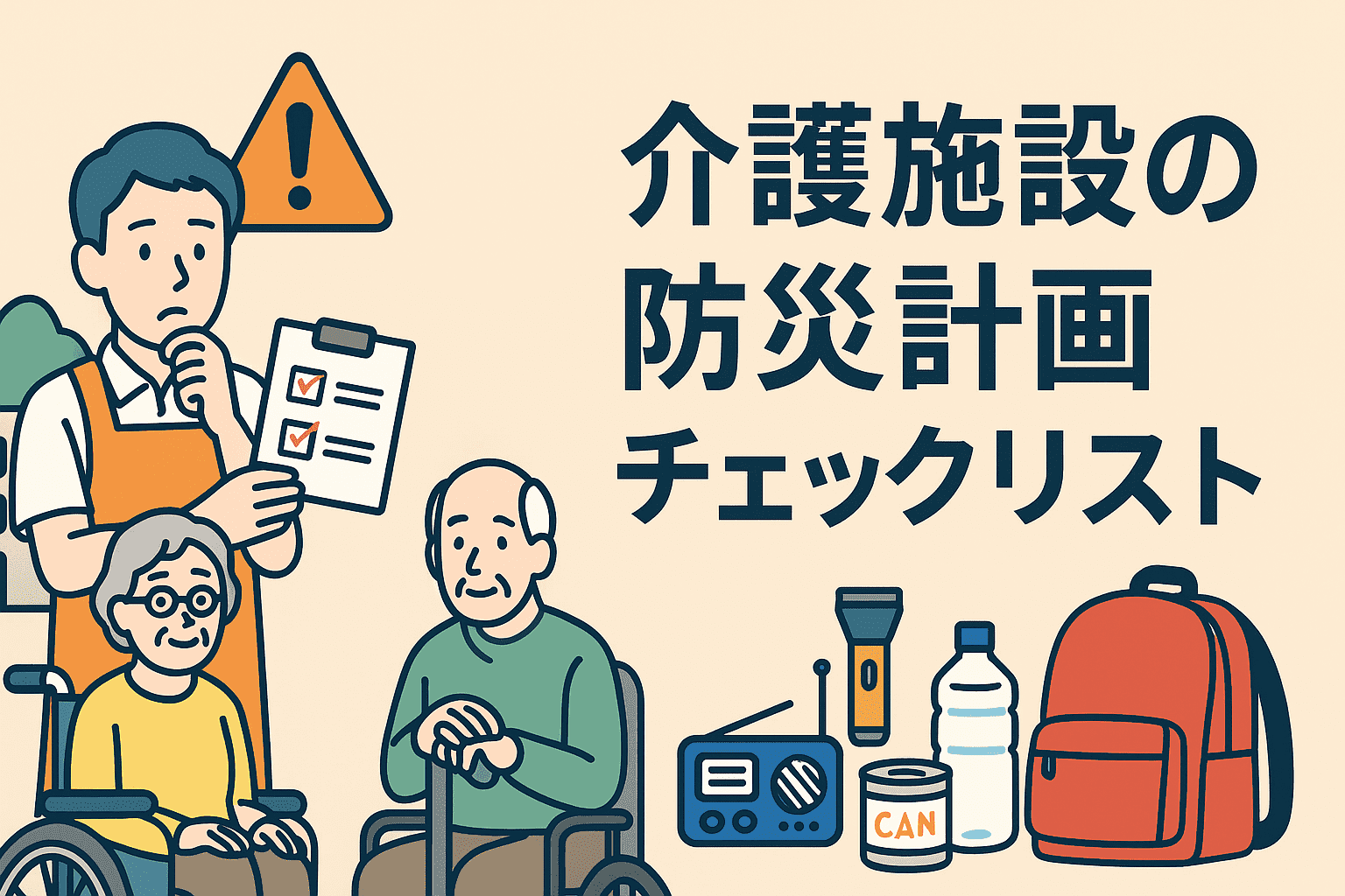 介護施設の防災計画チェックリスト