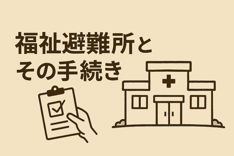 避難所の手続き