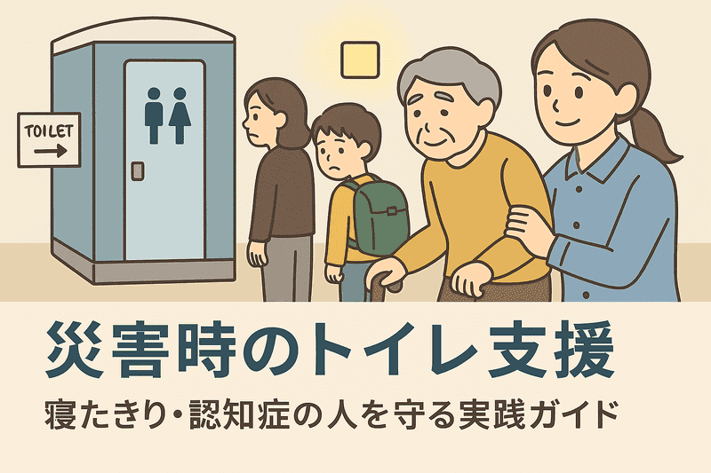災害時のトイレ支援｜寝たきり・認知症の人を守る実践ガイド