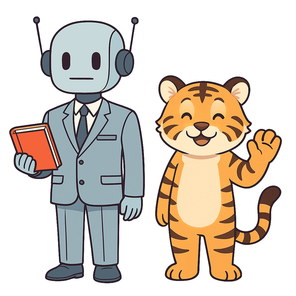 さっちんとチャット先生が並んでいるプロフィール用アイコン
