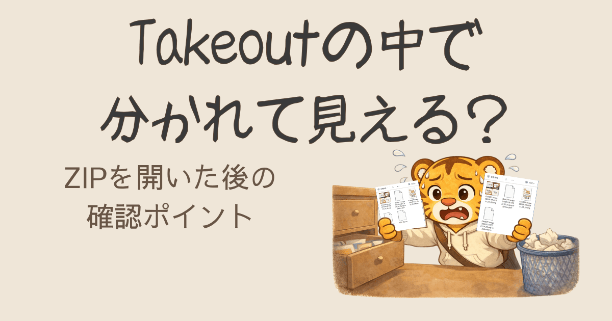 Google Takeoutで同じ写真が見える？ZIPを開いた後に迷った話