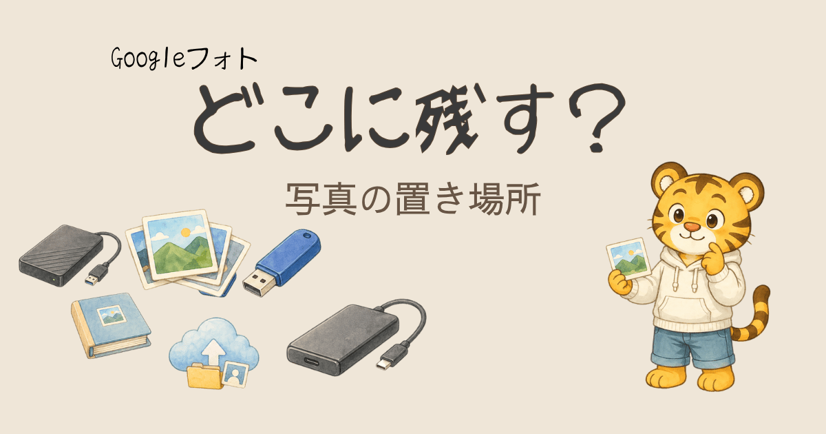 Googleフォトの容量がいっぱい。何から消す？