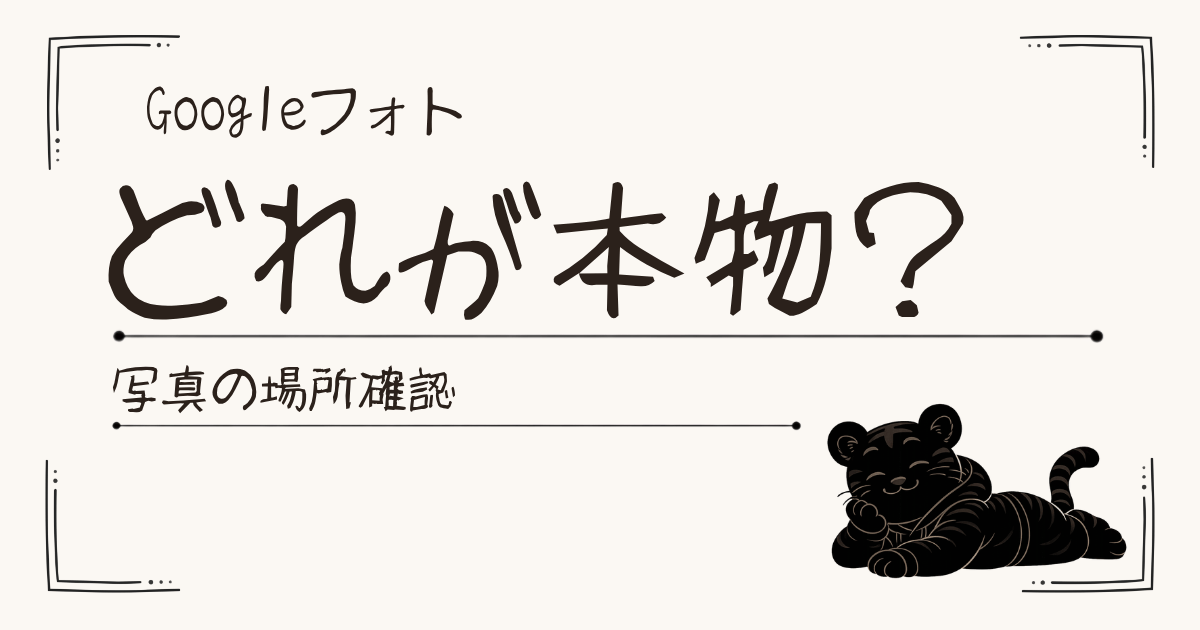 Googleフォトの写真はどれが本物？Takeout後に迷った話と見分け方