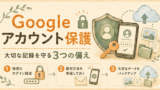 Googleアカウント保護｜介護・防災で大切な記録を守る3つの備え