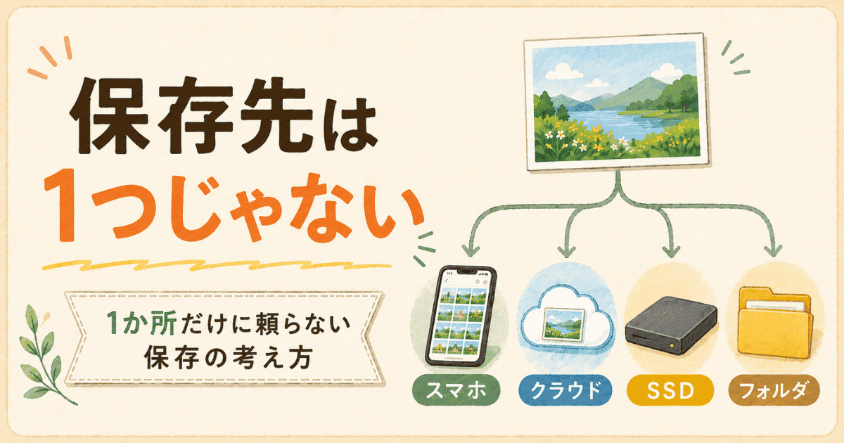 写真バックアップ用品まとめ｜何を用意する？
