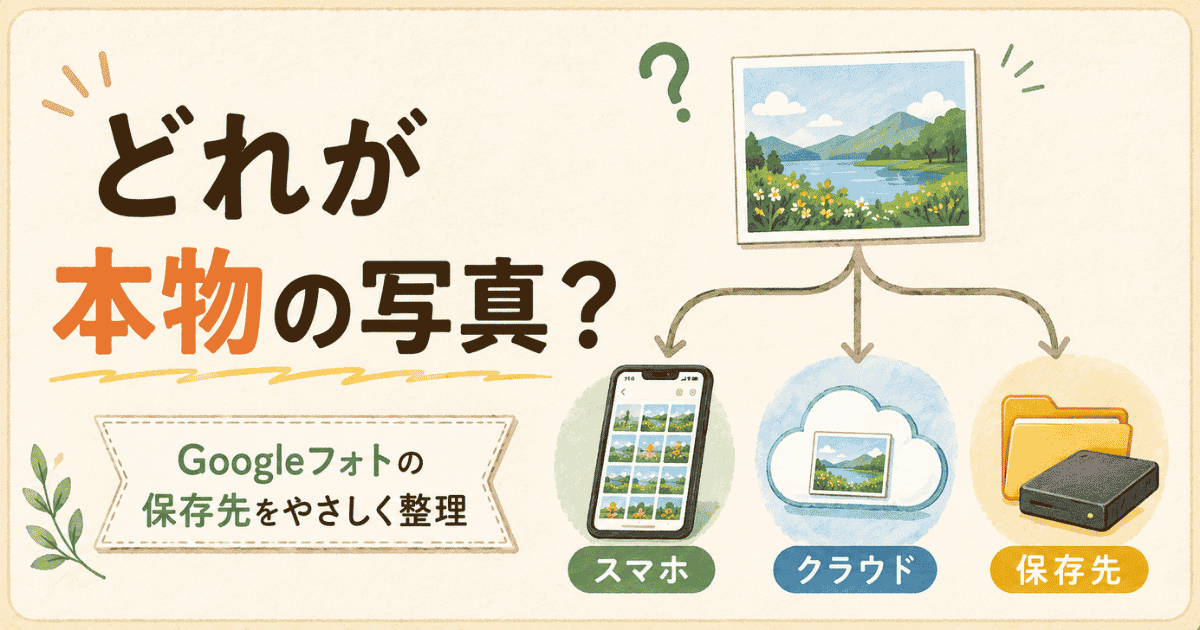 Googleフォトの写真はどれが本物？Takeout後に迷った話と見分け方