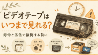 ビデオテープはいつまで見れる？寿命と今すぐ確認する方法