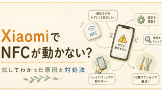 XiaomiではNFCタグが使えない？実際に試した結果と別の方法