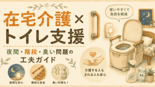 在宅介護×トイレ支援｜夜間・階段・臭い問題の工夫ガイド