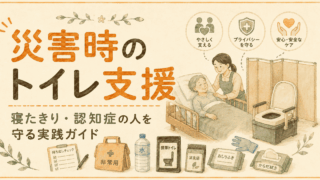 災害時のトイレ支援｜寝たきり・認知症の人を守る実践ガイド