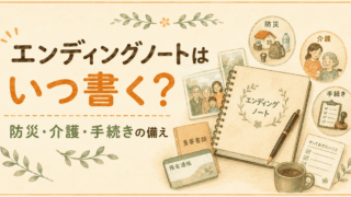 エンディングノートはいつ書く？防災・介護・手続きの備え