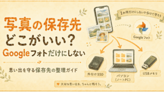 写真の保存先はどこがいい？Googleフォトが不安な時に考えたこと