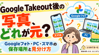 Google Takeout後の写真はどれが元?保存場所と見分け方